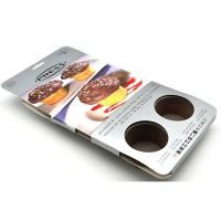 Molde silicón panque 6 cavidades