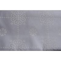 Mantel redondo 150 Túnez blanco