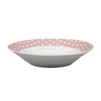 Bowl 13,6X13,6Cm Puntos Rosa