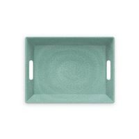 Bandeja melamina 49x36 liso aqua Fantasy Garden