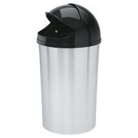 Basurero color metálico 25 L