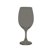 Juego 2 copas vino color humo