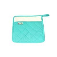 Agarradera 100% Algodón Liso Turquesa