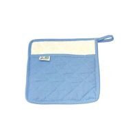 Agarradera 100% Algodón Liso Azul Baby