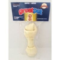 Hueso carnaza natural 7-8" 1 pzas