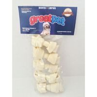 Hueso carnaza natural 3-4" 5 pzas