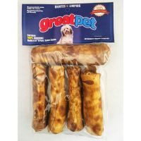 Rollo carnaza sabor carne 4-5" con omega 3 5 pzas