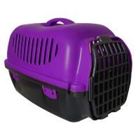 Transportadora para mascotas morada