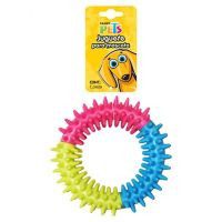 Juguete de caucho aro tricolor