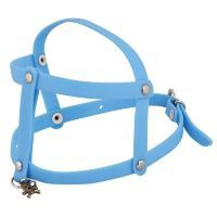 Pechera de caucho hipoalergénica extra chica azul