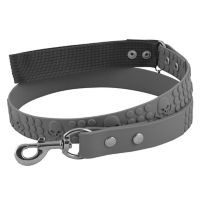 Correa de caucho hipoalergénica mediano gris