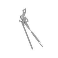 Abrelatas en forma de mariposa acero niqueleado