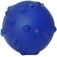 Juguete para perro hule pelota chica azul
