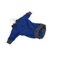 Sudadera mediana azul c/aplicación reflejante