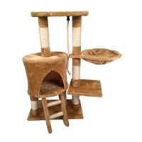 Mueble para gato con escalera y hamaca 96 cm