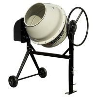 Trompo volteo lateral eléctrico 210 litros