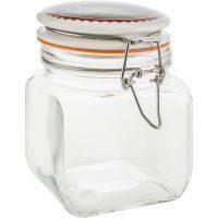 Frasco  c/tapa 700 ml cerámica