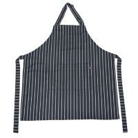 Mandil Chef Gris Rayas Blancas