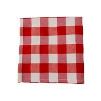 Mantel redondo 136 Camping rojo