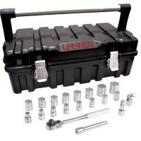 Juego de 21 dados y accesorios en pulgadas 1/2"