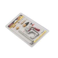 Juego de accesorios neumáticos 7 piezas