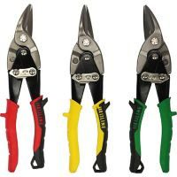 Set de 3 tijeras hojalateras redline