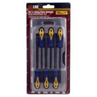 Set de limas madera 6p redline