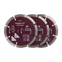 Pack 3 discos diamantados 4.5