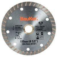Disco diamant 4 1/2 turbo bauker