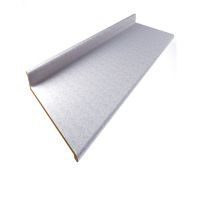 Cubierta ciega postformada nariz radial con respaldo carrara envision mate