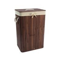 Cesto De Ropa Rectangular Bambu Chocolat