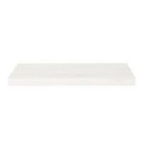 Repisa flotante blanca 24x60x3.8 cm
