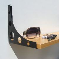 Soporte Mondrian negro 20 cm