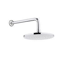 Regadera ABS 1 función con brazo acero inoxidable