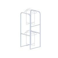 Portagarrafones doble blanco