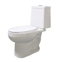 Sanitario alargado Goya blanco 3.8 l