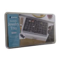 Joyero de acrílico con 47 divisiones