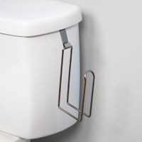 Gancho para papel de baño de niquel cepillado 31  x 16.5  x 6 cm