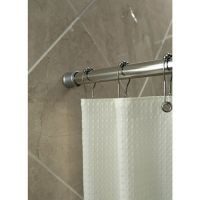 Cortinero de baño extensible 107x183 cm cromo