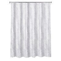 Cortina de baño rama plata 178x180cm