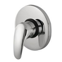 Monomando de regadera empotrada cromo