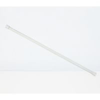 Cortinero de baño extensible 105x183 cm blanco