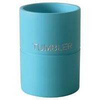 Vaso de baño Letras turquesa