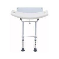 Asiento mural para baño blanco