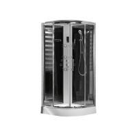 Cabina curva de regadera con radio