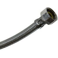 Manguera  Agua Acero Inox 1/2X7/8X50Cm