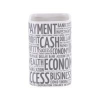 Vaso de baño palabras