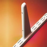 Pilar ranurado doble 96 cm blanco