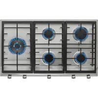 Parrilla a gas 5 quemadores y 1 quemador doble flama