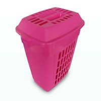 Cesto Italia calado rosa 48 L